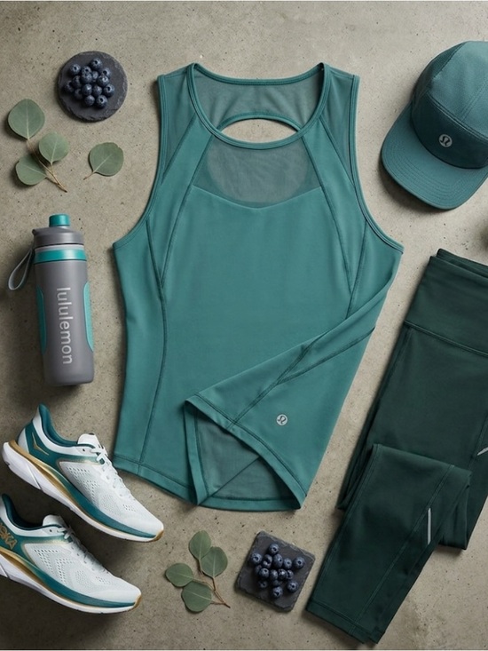 lululemon athletica Other - Lululemon Athletica Aqua Mesh Tank